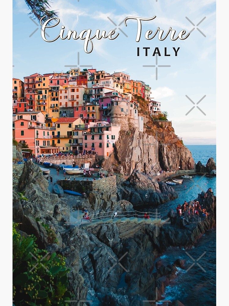 Affiche Vintage Cinque Terre