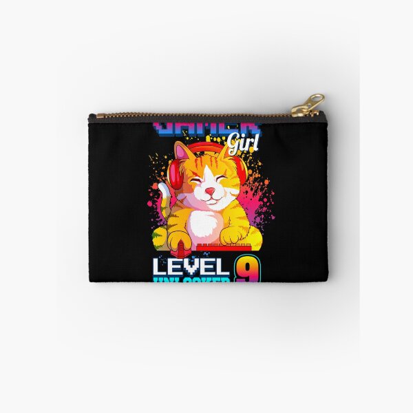 Item preview, gamer girl level 9 unlocked - 9th birthday gift designed and sold by Ibu83.
