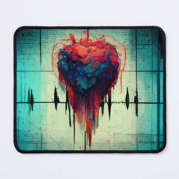 Item preview, Heartbeat graphics showing the pulse. designed and sold by Maniock.
