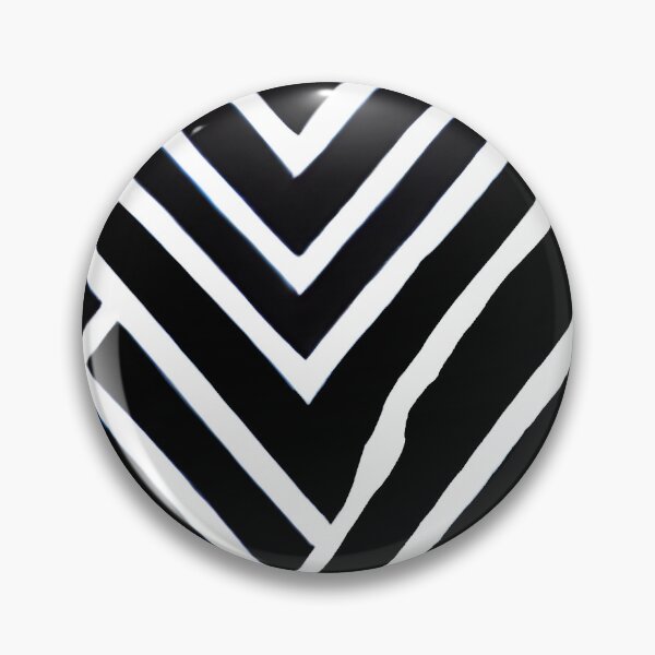 Item preview, Abstract Geometric Monochrome Pattern with Black and White Colors designed and sold by NECHSTORE.