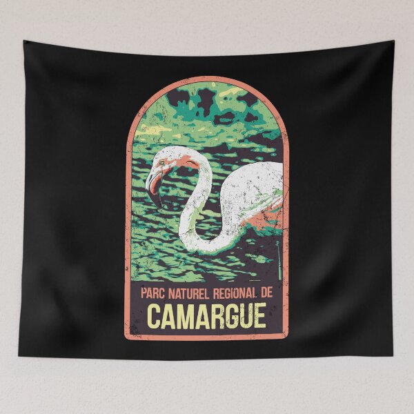 Item preview, Camargue Natural Regional Park France, Pink Flamingo, Delta du Rhône designed and sold by Lemomo-zoo.