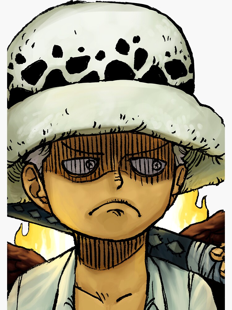 "Warlord Law (Seraphim) ONE PIECE" Sticker for Sale by OnePieceArt