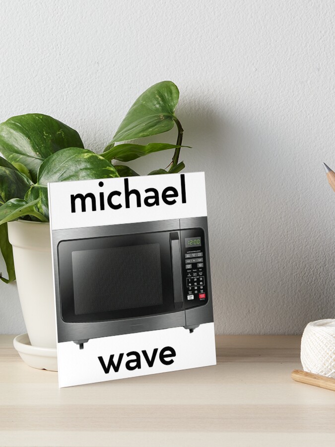 Microwave Cute Appliance Pun Art Print