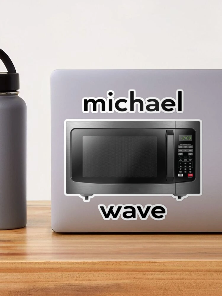 Michael Wave Microwave Art Board Print for Sale by caroite