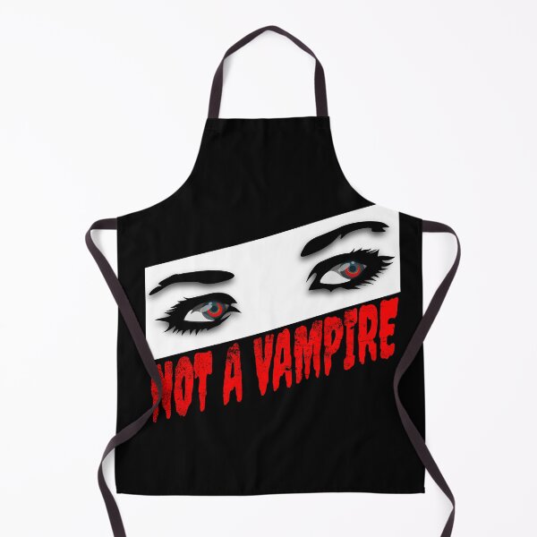Item preview, Halloween, Not a Vampire, creepy red eyes designed and sold by i-cottagedesign.