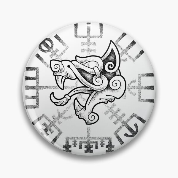 Item preview, Runes vikings wolf designed and sold by Zip-Zup.