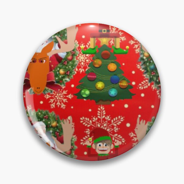 Item preview, Funny Christmas Santa Claus Reindeer Elf Sticker designed and sold by Teetans.