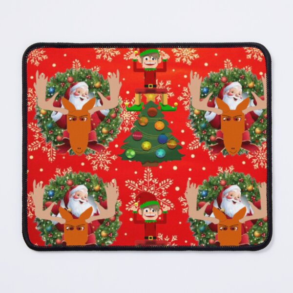 Item preview, Funny Christmas Santa Claus Reindeer Elf Sticker designed and sold by Teetans.