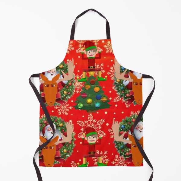 Item preview, Funny Christmas Santa Claus Reindeer Elf Sticker designed and sold by Teetans.