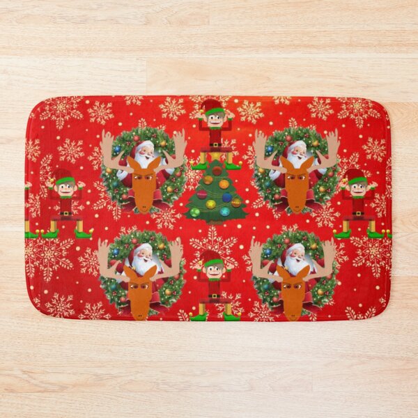 Item preview, Funny Christmas Santa Claus Reindeer Elf Sticker designed and sold by Teetans.