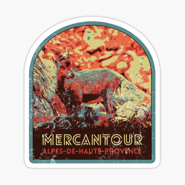 "Mercantour National Park Alps France, Chamois " Sticker for Sale by Lemomozoo Redbubble