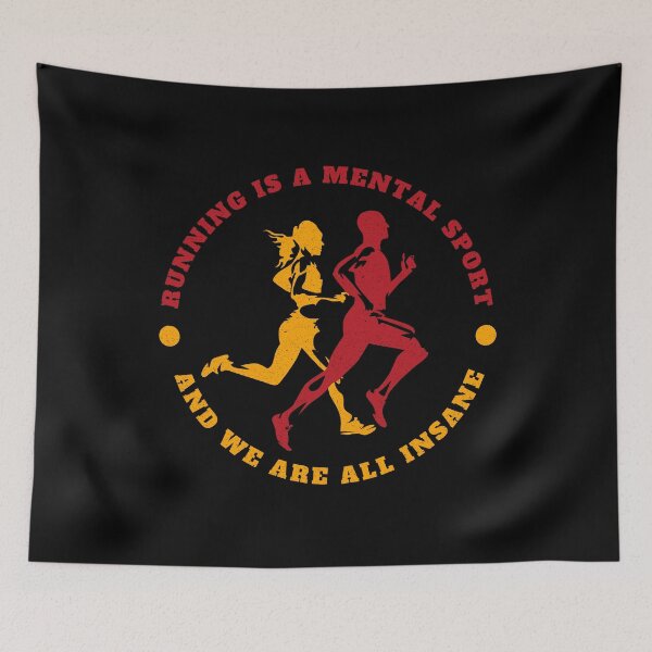 Item preview, Running Is A Mental Sport And We Are All Insane designed and sold by Pride-Casuals.