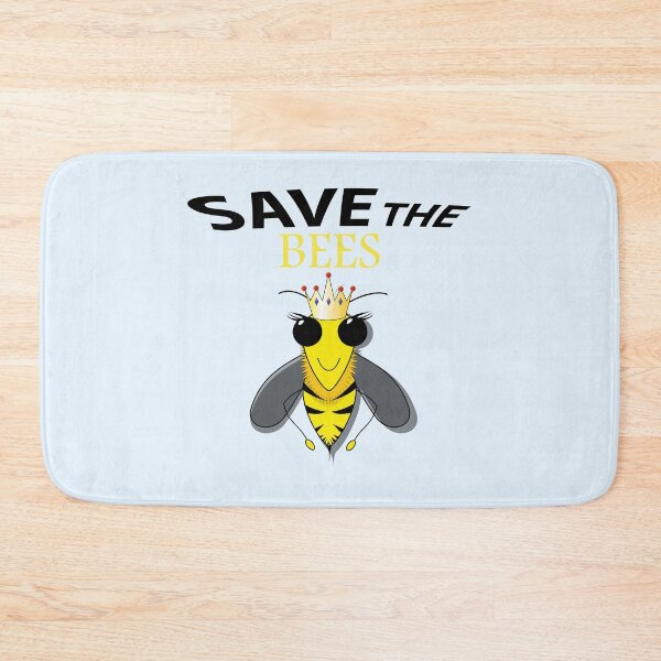 Item preview,  Save the bees shits, save the bees phone cases, save the bees hats, save the bees shower curtain, save the bees backpack  designed and sold by Poussyarts.