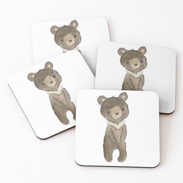 Item preview, Self-painted watercolor bear designed and sold by creative-duo.