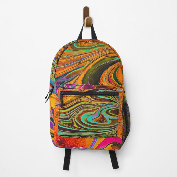 Item preview, Negative Retro Acrylic Pour | Trippy Liquid Art | Trippy Art | Stoked Up Art designed and sold by StokedUpArt.