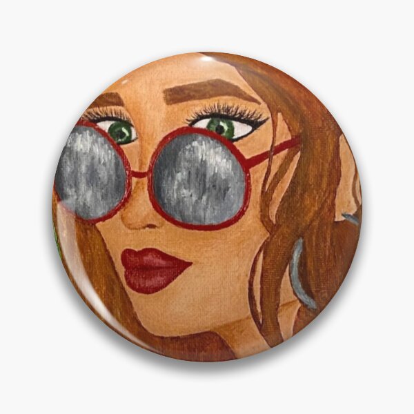 Item preview, Girl with Red Glasses Collage designed and sold by livs-sunflower.