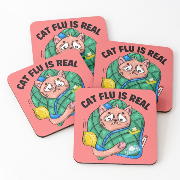Item preview, Cat Flu Is Real designed and sold by Yahzhani.