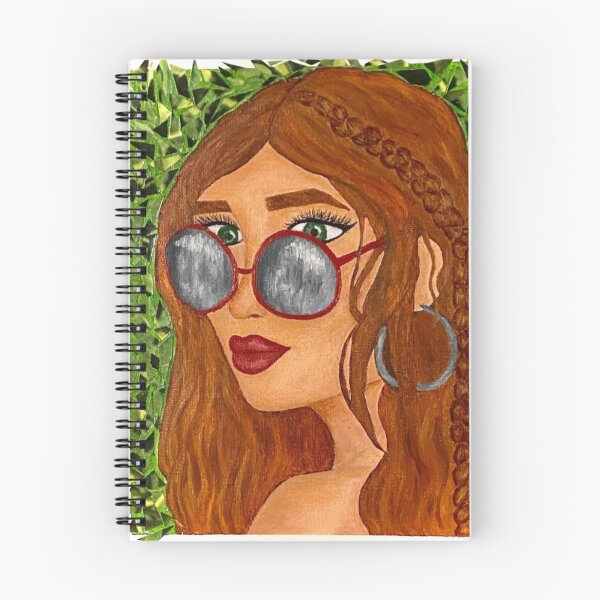 Item preview, Girl with Red Glasses Collage designed and sold by livs-sunflower.