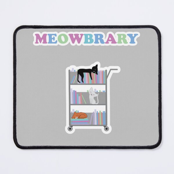 Item preview, Meowbrary, Cat Library Cart designed and sold by SubtleSplit.