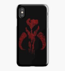 Boba Fett Symbol Mandalorian Mythosaur Skull iPhone Case