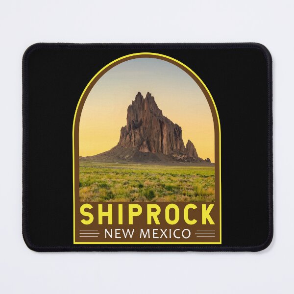 Item preview, Shiprock New Mexico Retro Emblem designed and sold by KrisSidDesigns.
