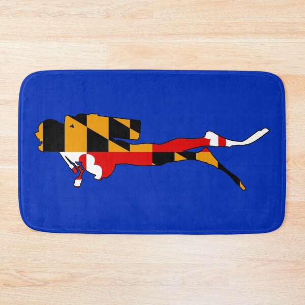 Item preview, Scuba Diver: Maryland Flag designed and sold by Zia Frazier.