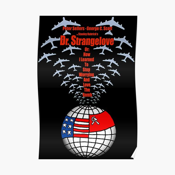 Kubrick Dr. Strangelove Logo Poster