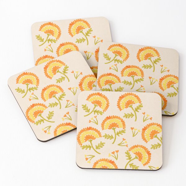 Item preview, Marigold print- Mexico City Flower Market  designed and sold by Noodle Nerd.