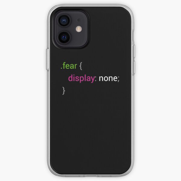No fear code T-shirt iPhone Soft Case