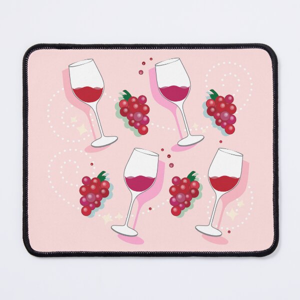 Item preview, Red Wine and Purple Grapes Winery Design designed and sold by vron615.