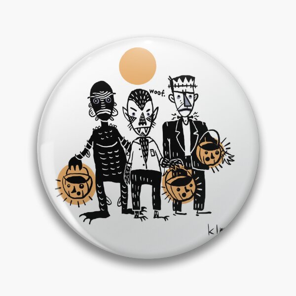 Item preview, Pequeños monstruos (versión Wolfman) designed and sold by KyleWhiteInk.