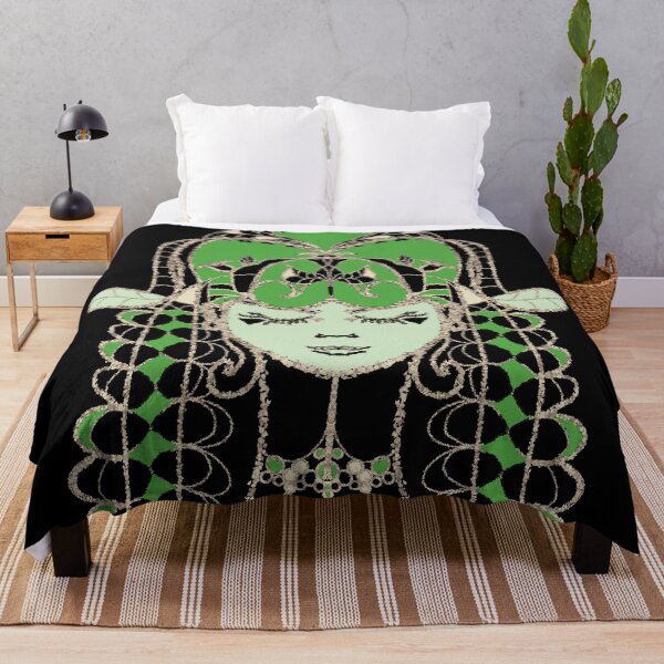 Item preview, The Green Witch with green spell designed and sold by Svetlana Horvat.