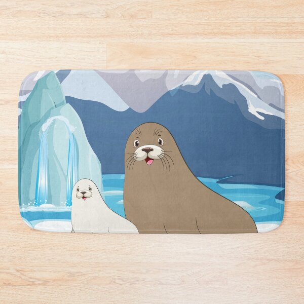Item preview, paisaje con sello en hielo designed and sold by istoriadesign.