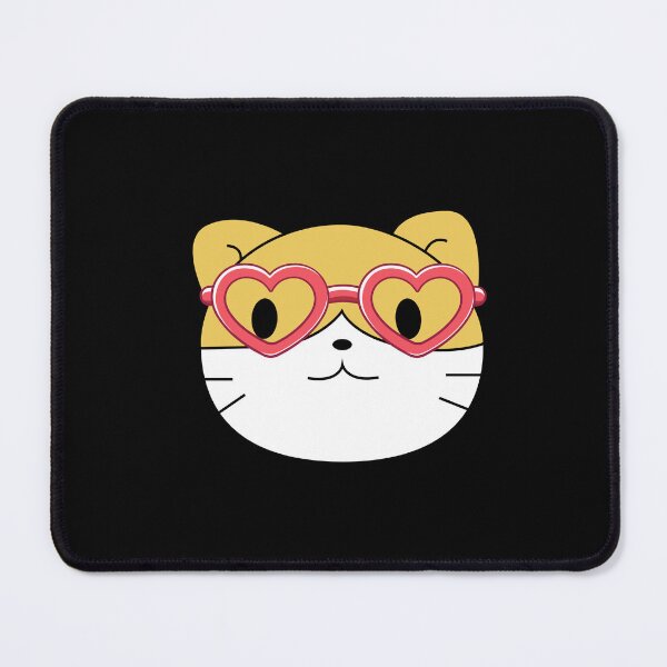 Item preview, Copy of Funny cat with funky sunglasses depicting funny cute cat wearing glasses cat art for cat lovers and cat owners  designed and sold by haRexia.
