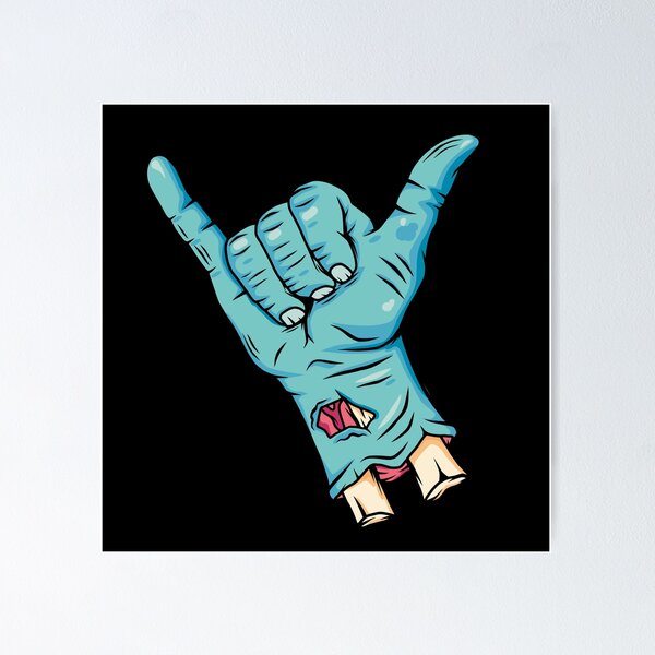 Item preview, Zombie Hand surf, Shaka Beach designed and sold by Pau Baz.