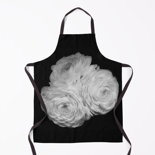 Item preview, Ranunculus Trio in Black and White designed and sold by Elizabeth Leitzke.