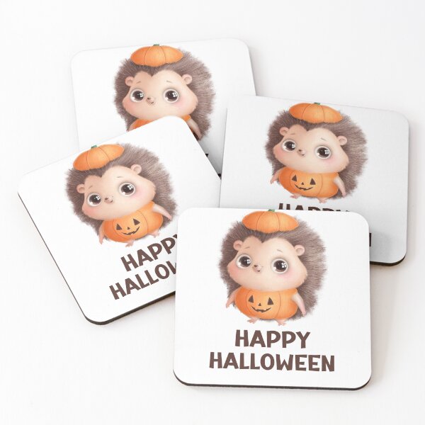 Item preview, Happy Halloween. Hedgehogs designed and sold by Tiny-Love ⭐⭐⭐⭐⭐.