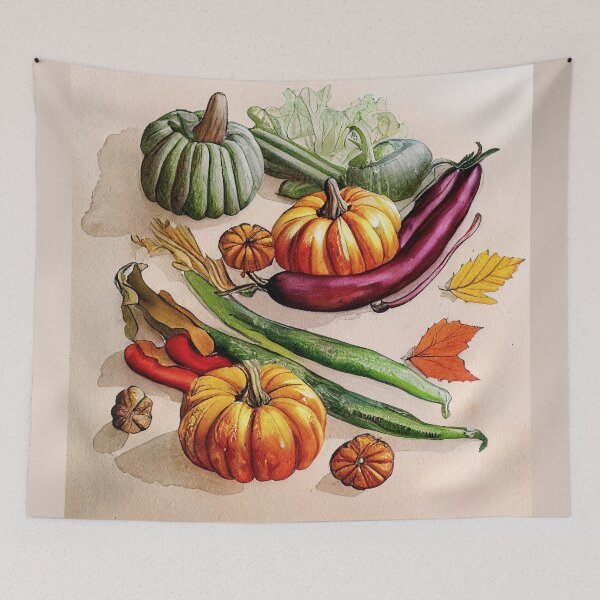 Item preview, Autumn Vegetables, pumpkin designed and sold by recollectionsv.