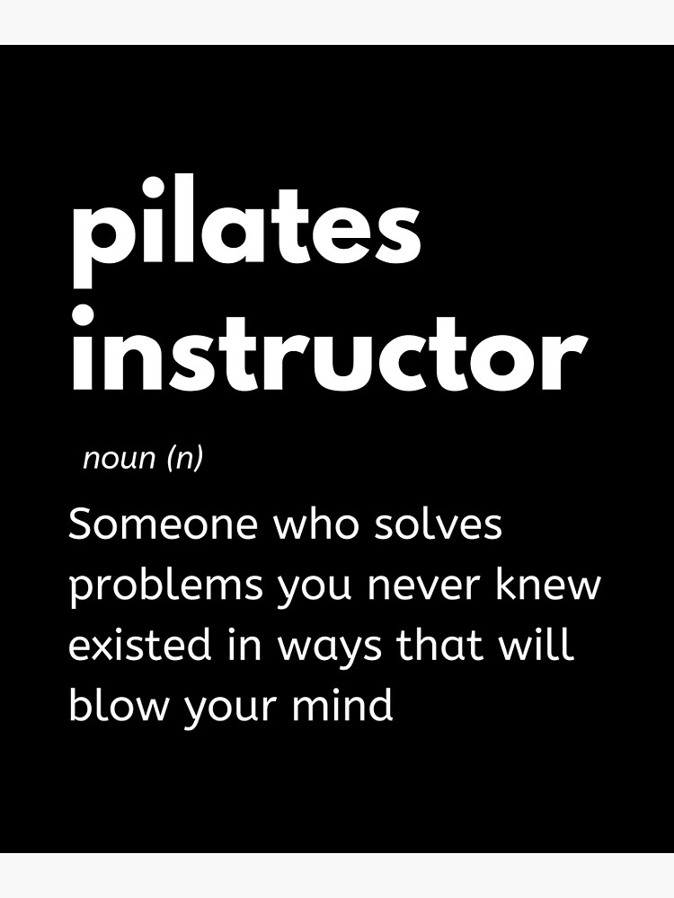 The World's Best Pilates Instructor