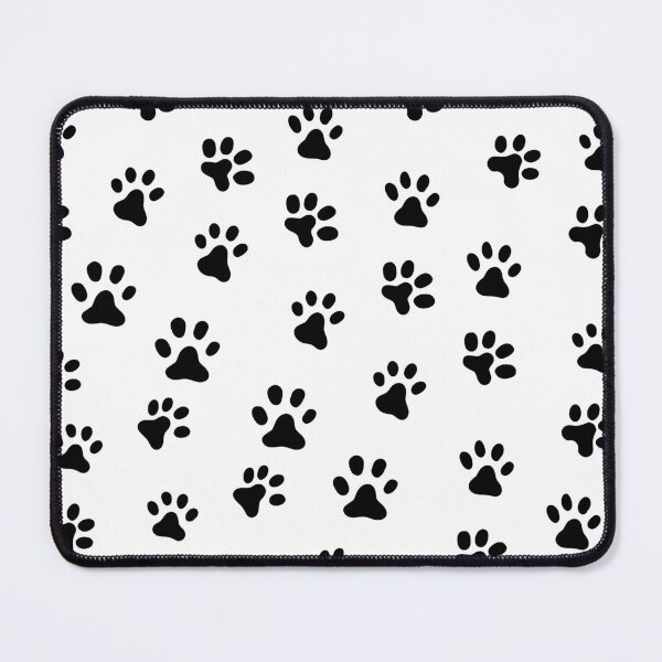 Item preview, Dog Paw Patterns in Black designed and sold by Gamicnum.