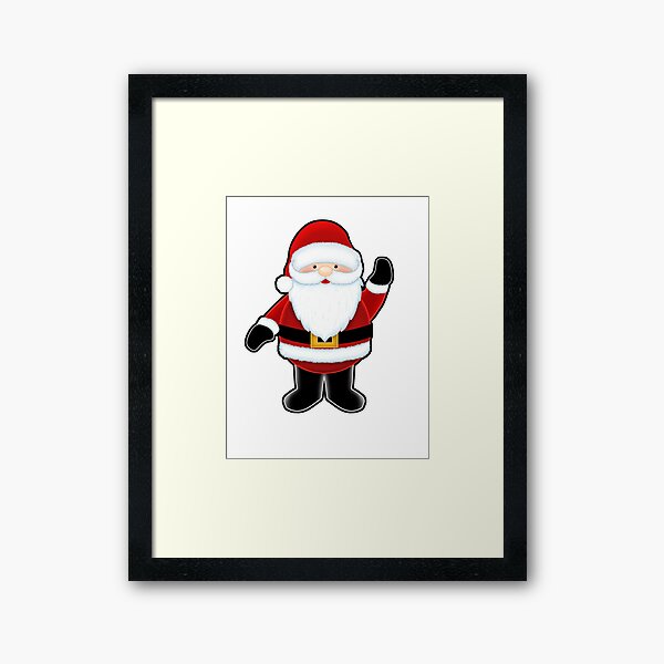 Item preview, Christmas, Holiday Santa Claus in red suit and white beard designed and sold by ROEfifty.
