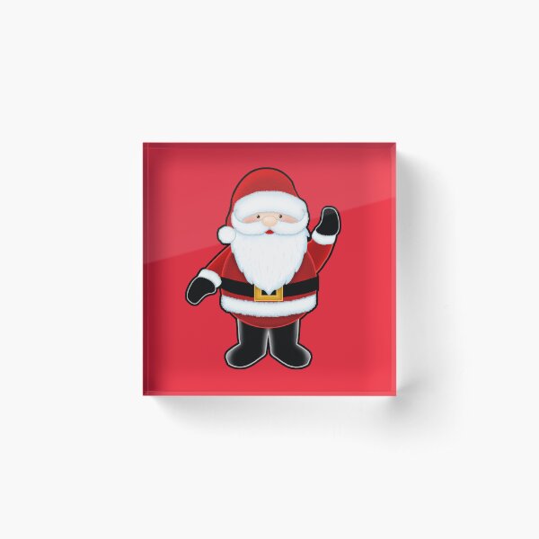 Item preview, Christmas, Holiday Santa Claus in red suit and white beard designed and sold by ROEfifty.