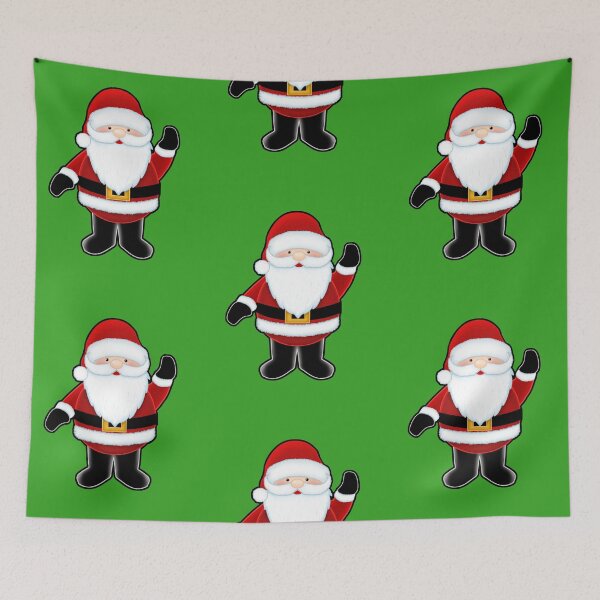 Item preview, Christmas, Holiday Santa Claus in red suit and white beard designed and sold by ROEfifty.