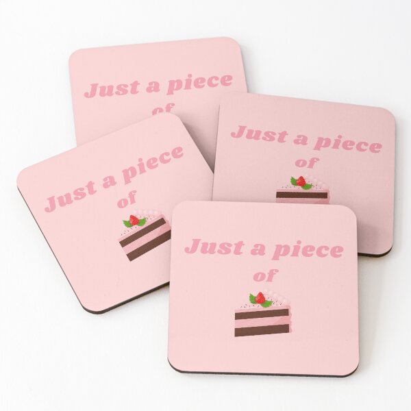 Item preview, Just a piece of cake quote Cake Lover. I Love Cake. A Funny Quotes designed and sold by Apkdesigner.