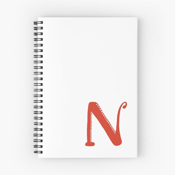 Item preview, Letter N Red initial monogram alphabet capital N designed and sold by Antique-Gifts.