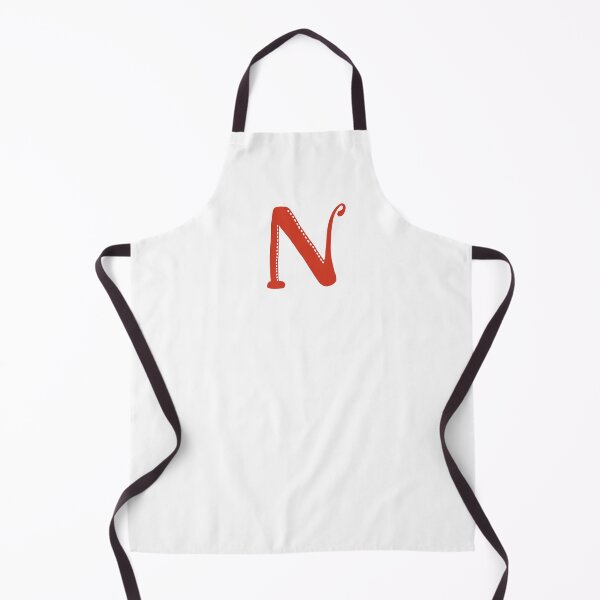 Item preview, Letter N Red initial monogram alphabet capital N designed and sold by Antique-Gifts.