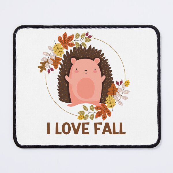 Item preview, I love fall. Hedgehog. designed and sold by Tiny-Love ⭐⭐⭐⭐⭐.