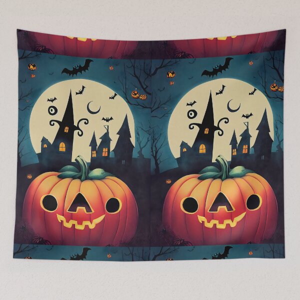 Item preview, Cute halloween pumpkin poster design - AI generated art designed and sold by AI1artist.