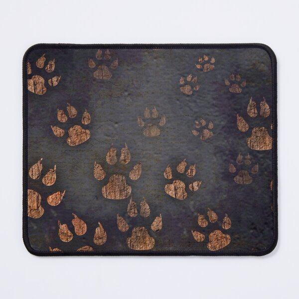 Item preview, Autumn Dog Paw Patterns in Black designed and sold by Gamicnum.