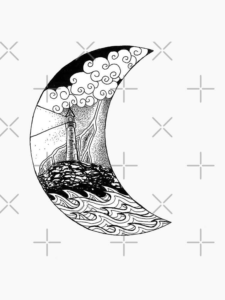 Crescent Moon by doniainart